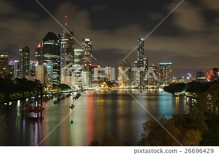 Brisbane night view Brisbane night view 26696429