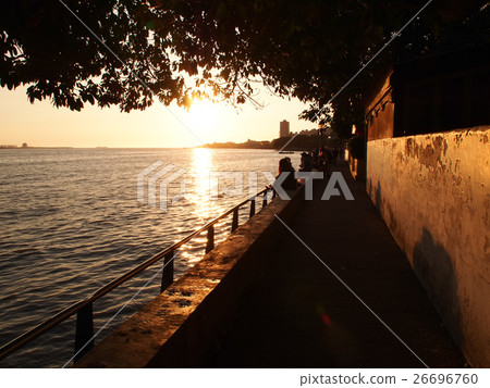 Freshwater river in the sunset Freshwater river in the sunset 26696760