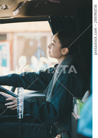 chauffeur, driver, female 26696856
