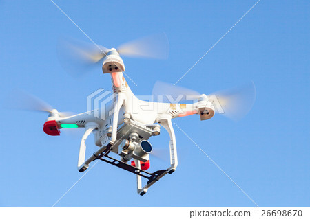 Drones hovering Phantom 3 Pro 26698670