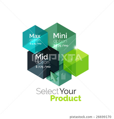 Option select template - Stock Illustration [26699170] - PIXTA
