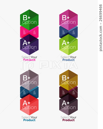 Set of abstract geometric hexagon design with Set of abstract geometric hexagon design with 26699466