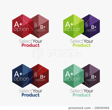 Set of abstract geometric hexagon design with Set of abstract geometric hexagon design with 26699468