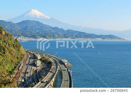 從Satsuko山口和富士山的東海道 從Satsuko山口和富士山的東海道 26700645