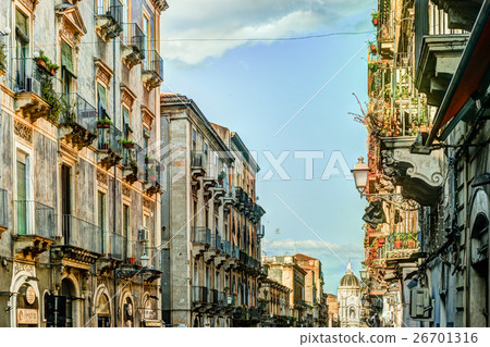 Catania arhitecture - Catania Street view Catania arhitecture - Catania Street view 26701316