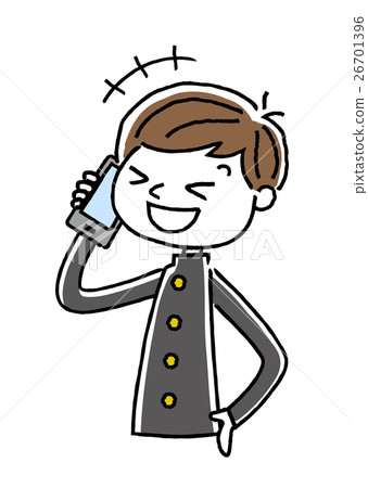 Phone: Male student, laugh 26701396