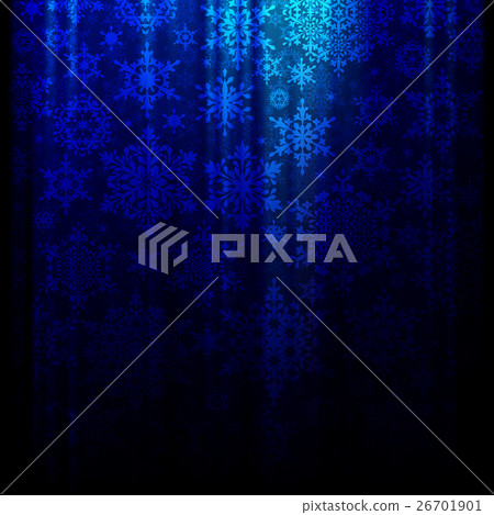 Magic Christmas background with snowflakes. EPS 10 26701901