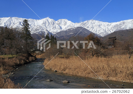 Hakuba village early winter morning 26702062