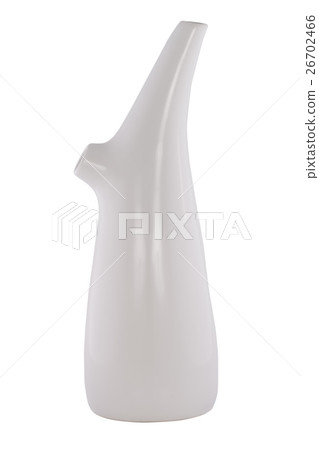 Beautiful ceramic vase on white background Beautiful ceramic vase on white background 26702466