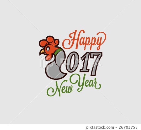 illustration 2017 figures with the rooster logo on illustration 2017 figures with the rooster logo on 26703755