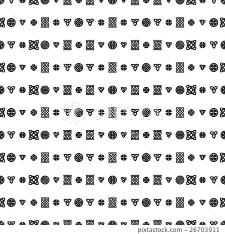 Celtic knot seamless pattern 26703911