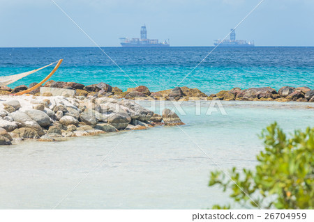 Flamingo beach at Aruba island Flamingo beach at Aruba island 26704959