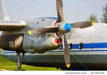 Old transport plane 26706283