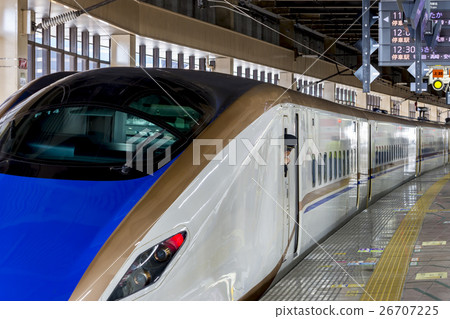 Hokuriku Shinkansen E 7 series Omiya station Hokuriku Shinkansen E 7 series Omiya station 26707225