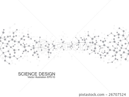 Structure molecule of DNA and neurons. Structural 26707524