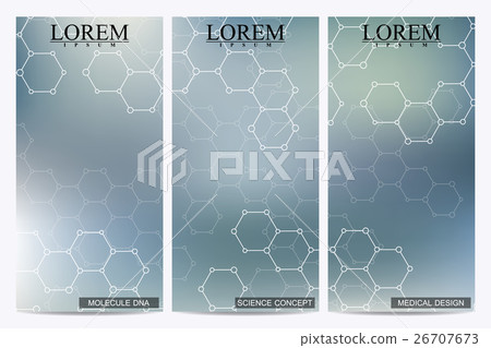 Set of modern vector flyers. Abstract background Set of modern vector flyers. Abstract background 26707673