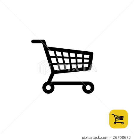 Shopping cart symbol Shopping cart symbol 26708673