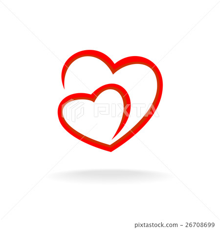 Two hearts logo 26708699