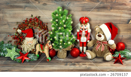 Christmas decoration antique toys Teddy Bear Christmas decoration antique toys Teddy Bear 26709137