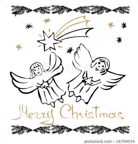 Christmas hand drawn cards Christmas hand drawn cards 26709554