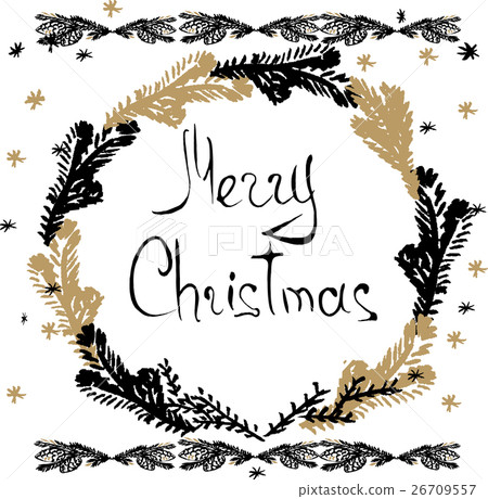 Christmas hand drawn cards Christmas hand drawn cards 26709557