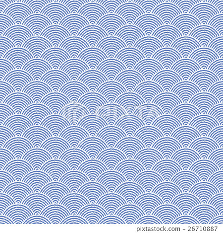 Japanese Pattern Qinghai wave pattern 26710887