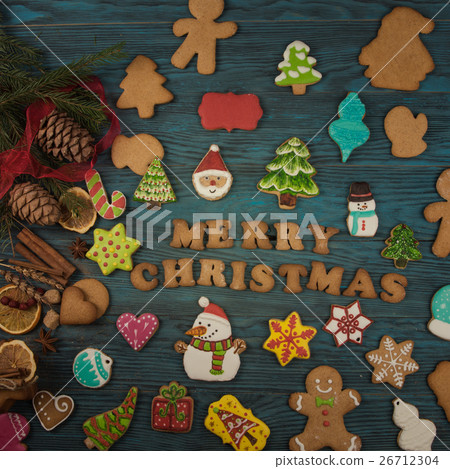 Gingerbreads for new years and christmas 26712304