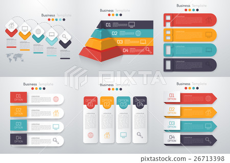 Set with infographics Set with infographics 26713398