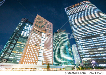[東京]汐留/夜景[港區] 26713520