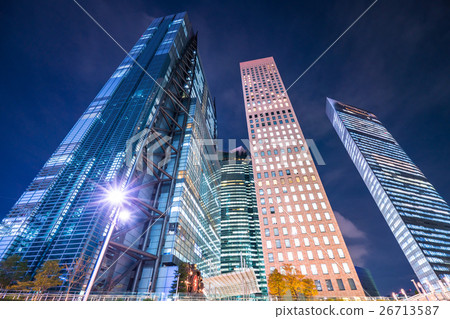 [東京]汐留/夜景[港區] 26713587