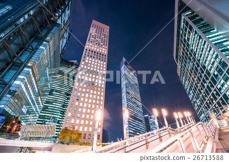 [東京]汐留/夜景[港區] 26713588