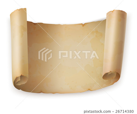 Vintage roll of parchment Stock Photo by ©gl0ck 26730081