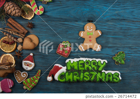 Gingerbreads for new years and christmas 26714472