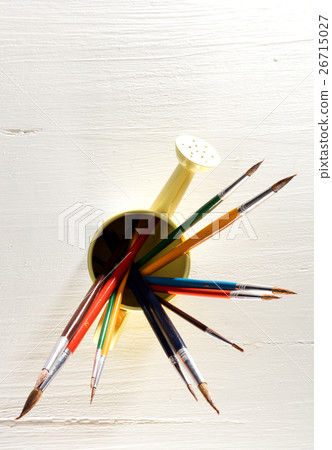 paintbrushes on white paintbrushes on white 26715027