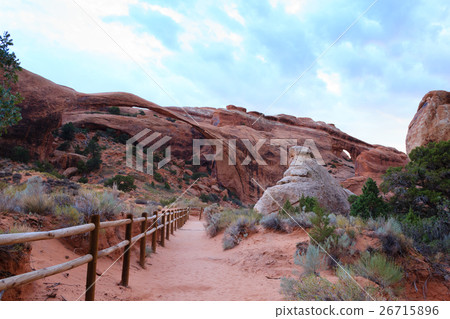 Panorama from Arches National Park, Utah. USA Panorama from Arches National Park, Utah. USA 26715896