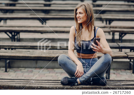 beautiful sporty girl beautiful sporty girl 26717260
