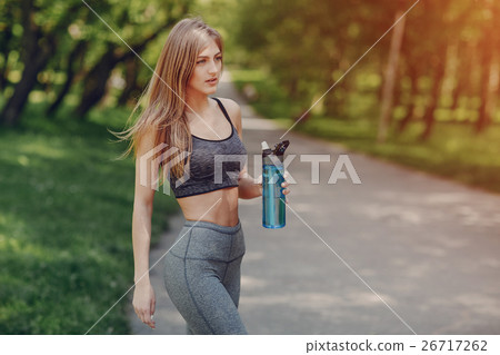 beautiful sporty girl beautiful sporty girl 26717262