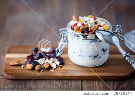 Homemade yogurt or sour cream 26718144