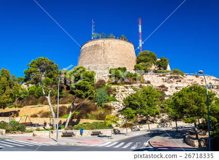 View of San Fernando Castle in Alicante, Spain View of San Fernando Castle in Alicante, Spain 26718335