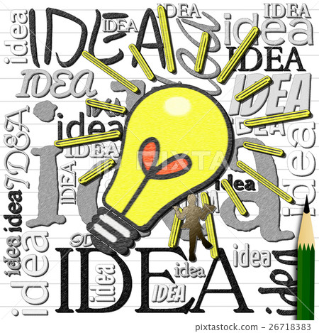 Bulbs and the word "idea" Bulbs and the word "idea" 26718383