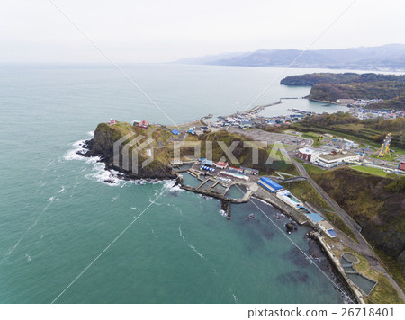 Aerial view of Otaru Shōtsu (around Hiyoriyama Lighthouse, Herring Goten Otaru Aquarium) Aerial view of Otaru Shōtsu (around Hiyoriyama Lighthouse, Herring Goten Otaru Aquarium) 26718401