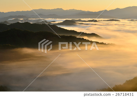 野坂川村的雲海 26718431