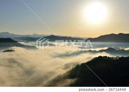 野坂川村的雲海 26718449