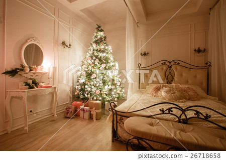 Calm image of interior Classic New Year Tree 26718658
