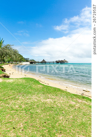 Sky and sea and green of New Caledonia (Noumea) 26719587