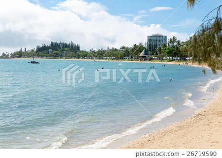 Sky and sea and green of New Caledonia (Noumea) 26719590