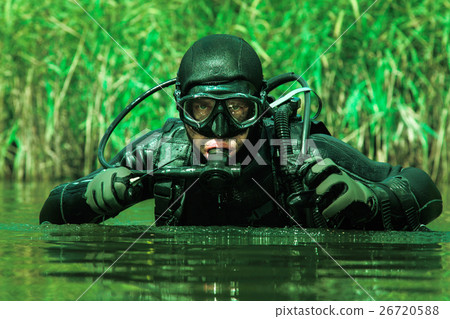 Navy SEAL frogman Navy SEAL frogman 26720588