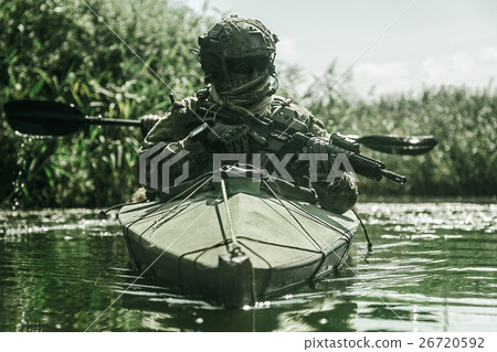 Spec ops in the military kayak 26720592