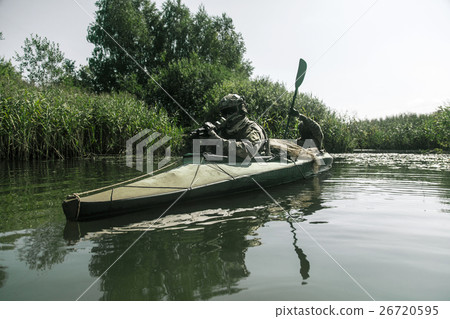 Spec ops in the military kayak 26720595