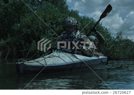 Spec ops in the military kayak 26720627